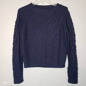 Hinge Chunky Cable Knit Sweater Size XS